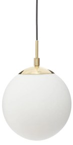 Lampă rotundă DRIS, bilă albă, Ø 20 cm