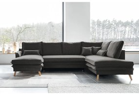 Colțar gri închis extensibil (cu colț pe partea dreaptă/în formă de "U") Charming Charlie – Miuform