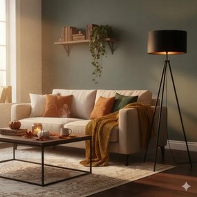 Lampadar 1xE27/40W/230V negru