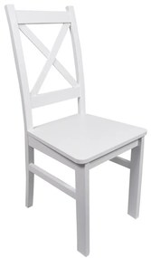 Scaun de sufragerie NATE alb