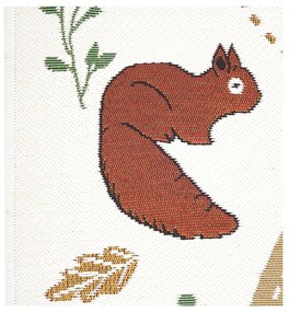 Covor de joacă pentru copii crem 123x180 cm Little Forest – Nattiot