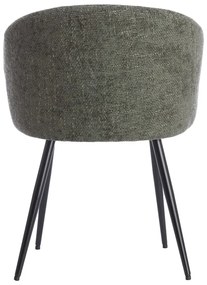 Set de scaune de sufragerie kaki 2 buc. din metal Radaja – Light &amp; Living