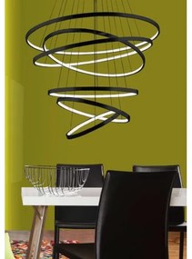 Lustră LED dimabilă pe cablu WHEEL LED/140W/230V Azzardo AZ2923