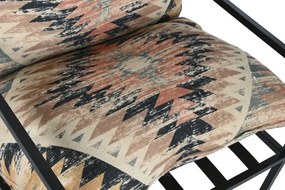 Fotoliu cu imprimeu Kilim si perne detasabile, Alzira