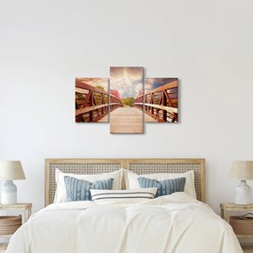 Tablou - pod din lemn (90x60 cm)