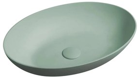 Sapho - Lavoar pentru montare pe blat FORMIGO 60 x 40 cm, beton/verde