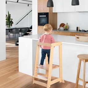 Turn de învățare în culoare naturală din bambus – Roba