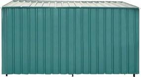 Volieră pentru câine, 256x125x100 cm, de culoare verde închis, DOGNY TYP 6