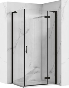Cabina dus REA Hugo Black 80x80