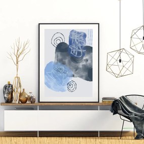 Poster - Abstracție pictată (A4)
