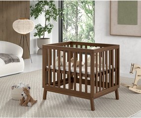 Țarc pentru copii maro din lemn de pin 95x75 cm Sezane – Vipack