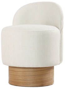 Barren Pouf Cream Taburet