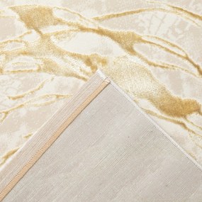 Covor Modern Living , Dormitor Dreptunghiular Elif F353A Crem Gold (Alege dimensiunea: 125 x 200)