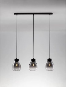 Lustra cu 3 pendule design modern Blaku