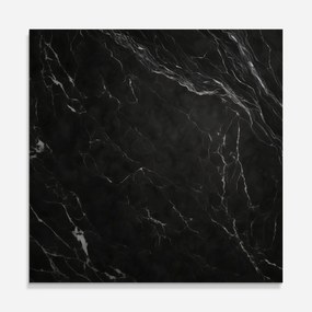 Panou Sticla Bucatarie, 100x100cm, Protectie aragaz, Antistropi, Termorezistent, Abstracte, Marble, Black Marble