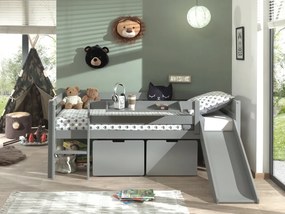 PINO SET DE 2 SERTARE PENTRU Pat copii MATRIMONIAL H85CM GRI