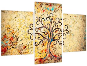 Tablou - Copacul vieții mozaic (90x60 cm)