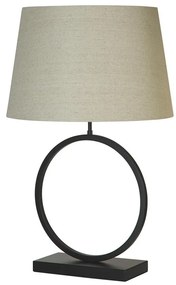 Veioza/Lampa de masa decorativa Elegant negru/natural