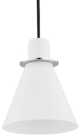 Pendul modern design retro Beverly alb/crom