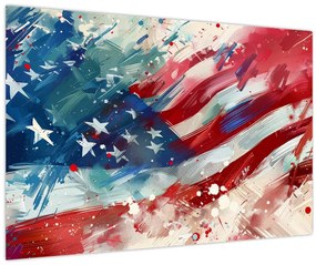 Tablou - Steagul SUA (90x60 cm)