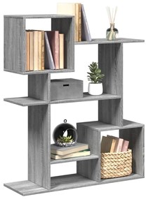 vidaXL Bibliotecă/separator cameră gri sonoma 92x29x112 cm lemn