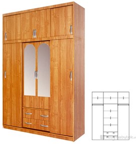 Dulap de haine Betty (cu oglindă). 746540