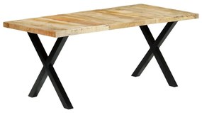 vidaXL Masă de bucătărie, 180 x 90 x 76 cm, lemn masiv de mango