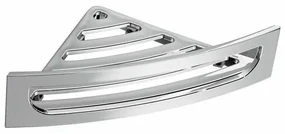 GEDY CP80 raft de colț pentru duș cu trapă, 23 x7,5 x 23 cm, rotund, argintiu