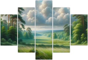 Tablou - Peisaj verde (150x105 cm)