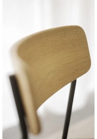 Scaune de dining bej/natural 2 buc. Maymont – Rowico