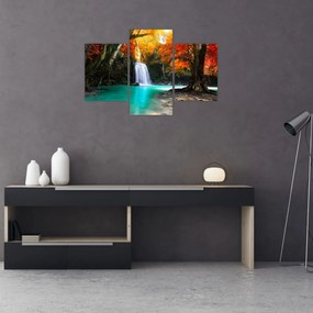 Tablou - Laguna de Smarald (90x60 cm)