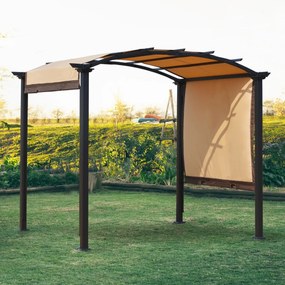 Outsunny, pergola de gradina cu panza glisanta, 295x245 cm | Aosom Ro