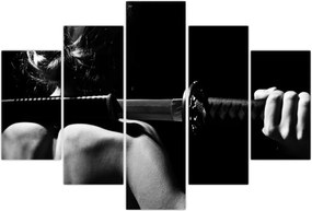 Tablou - Femeie cu o sabie (150x105 cm)