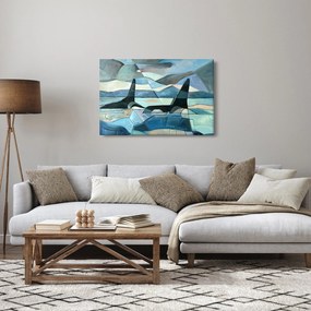 Tablou - Balene (90x60 cm)