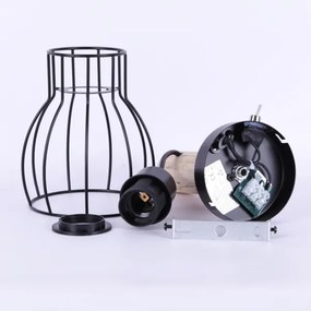 Globo 15326NW - Aplică perete MINA 1xE27/40W/230V