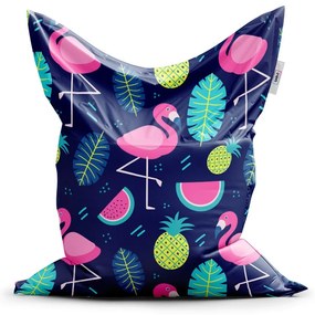 Sac de șezut Classic flamingo roz - pentru copii, colorat