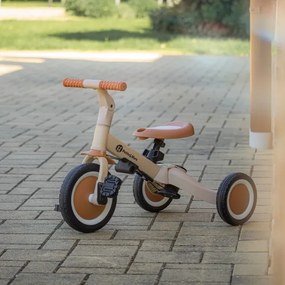 Tricicletă pentru copii PETITE&MARS 5 în 1 TURBO bej