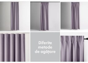 Draperie groasă blackout RESTILO roz 140 x 245 cm set 2 buc