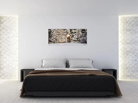 Tablou - Cal în peisaj de iarnă (120x50 cm)