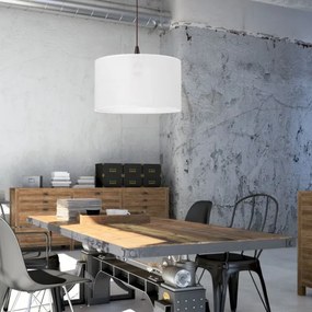 Lustră LED pe cablu NOEL 1xE27/60W/230V alb