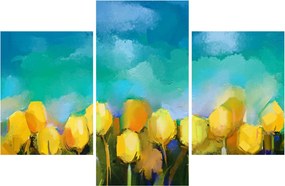 Tablou - Lalele galbene (90x60 cm)