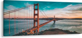 Tablou - Golden Gate, San Francisco (120x50 cm)