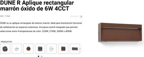 Mini Aplica exterior ambientala 6W 4CCT DUNE R maro