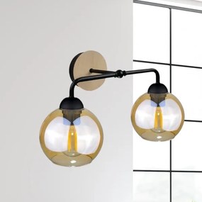 Aplică MELLE WOOD 2xE27/60W/230V