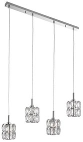 Lustra eleganta design modern cu 4 pendule Nice NVL-8538104