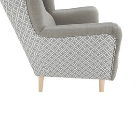 Scaun de design, ţesătură, capuccino/model, BELEK