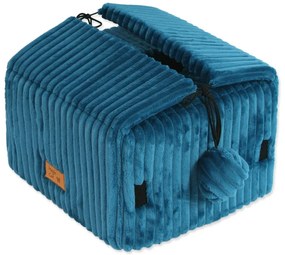 Culcuș pentru animale albastru pentru pisici 40x36 cm Magic Cat Stripe – Plaček Pet Products