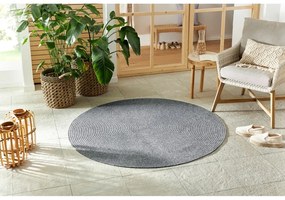 Covor gri rotund de exterior ø 200 cm - NORTHRUGS