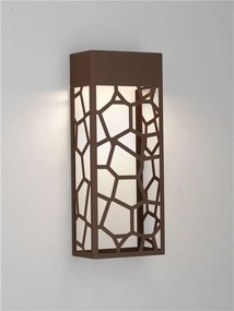 Aplica LED pentru exterior design arhitectural RAGNO corten