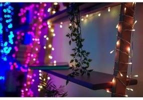 Perdea LED RGB de Crăciun de exterior 190xLED 5 m IP44 Wi-Fi Twinkly TWI190STP-TEU